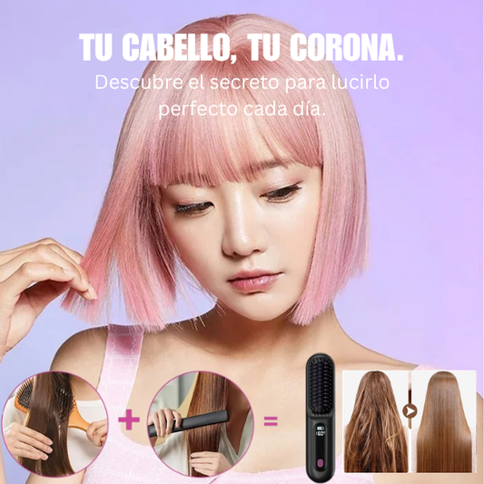 Liso Perfecto en Menos de 5 minutos. Sin Cables. Sin Esfuerzo. Sin Frizz. — ByeFrizz™